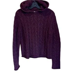 Irelandseye Cableknit Hoodie Aran
Sweater Lambs Wool Silk Women's Size Small